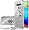 nancheng for LG K51 / LG Reflect/LG Q51 Phone Case Girls Women Cute Glitter Luxury Silicone Shockproof Protective Cover with Ring Stand & Strap - ...