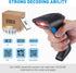 Bluetooth Barcode Scanner,2D Bar Code Reader with 2.4G Wireless & Bluetooth Function & USB Wired, Bar Code Reader Work with Connection Smart Phone...