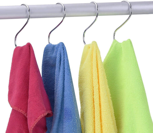 10 Pack 4.7 Inches Extra Large S Shape Hooks Heavy-Duty Metal Hanging Hooks Apply Kitchenware Bathroom Utensils Plants Towels Gardening Multiple u...