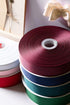 5/8" X 100 Yards Solid Grosgrain Ribbon for Gift Wrapping Hair Bows Parties Wedding Decoration Crafts Sewing (Burgundy)...