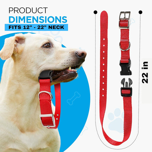 e-Collar Replacement Strap - Shock Collar Replacement Collar, Fence Collar Replacement, Compatible with most Brands (1", Gray)...
