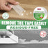 YYXLIFE Double Sided Removable Rug Tape - Carpet Adhesive for Hardwood Floors,Non Slip Anti Curling Floor Tape for Area Rugs,Mats,Carpets - No Res...
