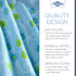 Bassinet Sheets for Baby/Infant Deep Fitted Soft Jersey Knit by Abstract 16" x 32" (Floral Blue)...