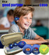 Earbuds Set with Case for Kids for School, Wired Over-Ear 3.5mm Headphones for Phone and PC, Wrap Around Ear Buds with Earhook for Kids 3-8, Comfo...