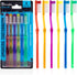 Extra Firm Toothbrush Set for Adults or Smokers Travel Toothbrush Kit, Hard Multicolor Denture Brush, Large Head, Manual Travel Toothbrush Hard Br...