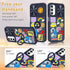 for Samsung Galaxy A14 5G Case, Cute Stylish Designer Galaxy A14 5G Phone Cases with Slide Camera Cover + Ring Holder,Positive Slim Protective Sho...