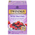 Twinings Wild Berries Herbal Tea Individually Wrapped Bags, 20 Count (Pack of 1), Full-Flavoured, Naturally Caffeine-Free, Enjoy Hot or Iced, 20 T...