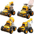 Construction Truck Toy Cars for Toddlers 1-3 - ABS Press-N-Go Toy Trucks for Boys Girls Ages 3-5, Excavator Dump Crane Mixer Cars for Construction...