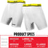 Franklin Sports Compression Sliding Shorts - Adult + Youth Baseball Compression Underwear with Cup Pocket - Padded Short...