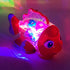 Tipmant Cute Electric Fish Toy Electronic Goldfish Animal Vehicle Car Auto Driving, Transparent Gears, Music, Flash Led Lights, Baby Toddler Kids ...