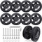 Luggage Suitcase Replacement Wheels Luggage Replacement Wheels Diameter 1 7/8 inch Wear-Resistant Mute Suitcase Rubber Swivel Caster Wheels Repair...