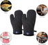 Encasa Homes Long 12" Oven Microwave Hand Gloves Mitts (2 pc Set) for Kitchen Cooking & Baking - Heat Resistant, Thick & Safe, Protection of Hands...