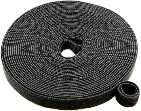 Pasow fastening tape Cable Tie Double Side Nylon Power Wire Management 3/4Inch 1 Roll Hook (10 Yards, Style 1)...
