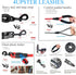 Dog Leash-Heavy Duty Long Dog Leash for Puppy, Small, Medium, and Large Dogs (Pink Rope - Double Handle, 6 Feet)...