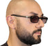 Pacific Coast Original KD's Biker Sunglasses (Black Frame/Green Lens)...