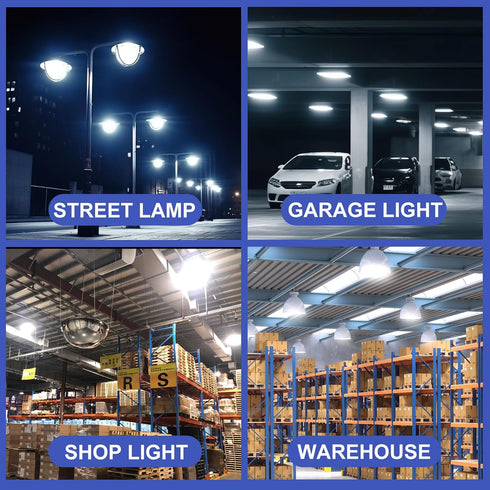2 Pack 400W Equivalent Led Corn Light Bulb, 6000 Lumen 6000K Daylight 50W LED Corn Lamp, E26/E27 Medium Base for Indoor Garage Factory Warehouse B...