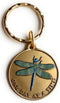 RecoveryChip Green Color Dragonfly One Day At A Time Keychain Serenity Prayer In Bronze...
