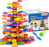Stack-a-Rainbow-Tree Plastic Stacking Blocks 70 Piece, Balance Game Building Toys for Kids Ages 3-8, Preschool Kindergarten Educational Montessori...