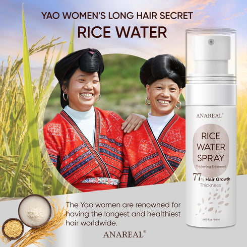 Rice Water for Hair Growth, Hair Growth Serum Women, Rice Water, Rice Water Spray, Rice Water for Hair, Rice Water Spray that can be used with Ric...