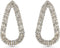 Large Oval 18k Gold Plated Dangle Earrings with Cubic Zirconia for Women, Big Oval Rhinestone CZ Earrings for Gifts...