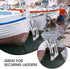 4 Pcs Bimini Top Hardware Bimini Top Pole Clamps Bimini Bop Parts for Boats Pole Clamp Holder Boat Clip for Anti Rattle Bimini Brace Rowing Boat D...