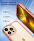 MIODIK Compatible with iPhone 13 Pro Case, with Screen Protector + Camera Lens Protector, Clear Glitter Women Girls Protective Shockproof Phone Ca...