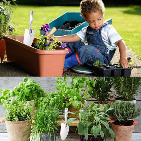 Super Strong Garden Trowel Hand Shovel Stainless Steel Rust Resistant Ergonomic Grip Perfect Tool for Gardening, Weeding, Transplanting and Diggin...