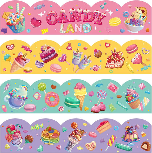 65 Feet Candy Land Style Classroom Bulletin Board Border Bulletin Board Border Teacher Summer Classroom Decoration Home School...