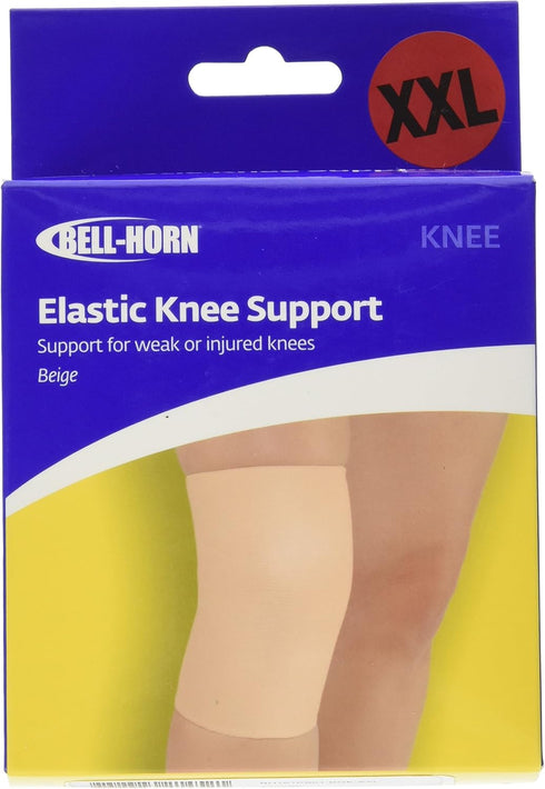 Elastic Knee Support/Compression Sleeve, Beige, XX-Large...