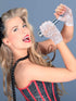 Skylety Sunblock Fingerless Bridal Lace Gloves Women Short Floral Gloves for Wedding Opera Tea Party...