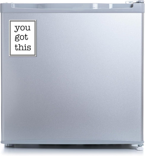 Inspirational You Got This Magnet, Positive Affirmation Stickers, Motivational Wall Decor, Magnetic Fridge Affirmation Sign, You Got This Sign 1 P...