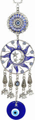Turkish Blue Evil Eye Protective Wall Hanging Decor Amulet Ornament -CL17...