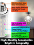 E26 200W Equivalent LED Corn Light Bulb, Non-Dimmable, 3000lm 4000K 20W Natural White Bright High Output, E26/E27 Medium Base for Candelabra, Chan...