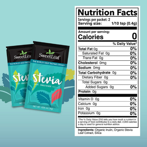 SweetLeaf Stevia Packets 70 Count...