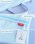 Pendancy Mesh Zipper Pouch 11x13.7 in, Large Double Pocket Waterproof File Bag with Handle, A4 Size Foldable Document Storage for Puzzle Project/C...
