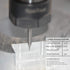 SpeTool 1/32 inch Cutting Diameter Carbide End Mill for Aluminum CNC Router Bits Set 5Pcs/Pack 1/8 inch Shank Size...