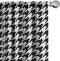 Ambesonne Modern Curtains, Illustration of Bizarre Shapes Houndstooth Inspired Graphics, Window Treatments 2 Panel Set for Living Room Bedroom, Pa...