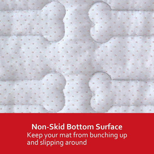 Dog Crate Mat (30" X 19"), Soft Dog Bed Mat with Cute Prints, Personalized Dog Crate Pad, Anti-Slip Bottom, Machine Washable Kennel Pad...