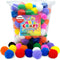 WAU Craft Pom Pom Balls - 100pcs 1.5 inch Multicolored Large Pompoms for Crafts Art DIY Project in Reusable Zipper Bag...