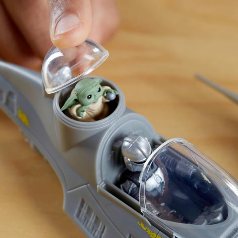 STAR WARS Mission Fleet Mando's N-1 Starfighter, Grogu & Mandalorian Action Figure Set, Ships, Toys for 4 Year Old Boys & Girls...