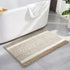MILVOWOC Bath Mats for Bathroom Luxury Chenille Shaggy Bath Rugs Non Skid Soft Shaggy Rugs Bath Carpet Machine Wash/Dry for Tub, Shower and Bath R...