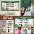 Coffee Bulletin Board Set Coffee Cup Classroom Decorations Hot Cocoa Cutouts Green Coffeehouse Crafts for Teachers Students Back to School kinderg...
