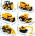 Small Construction Trucks , Kids Construction Vehicles Toy, Friction Powered Kids Dumper Truck, Bulldozers,Forklift,Tank Truck, Asphalt Car, Excav...