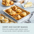 Chigcago Metallic Recyled Aluminum Small 9x13 Baking Sheet, Made With Recylced Aluminum, Perfect For Everyday Baking And Roasting Use...