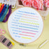 Lystaii Beginners Embroidery Stitch Practice kit, 3 Sets Embroidery Kit for Beginners to Learn 30 Different Stitches for Craft Lover Easy to Follo...