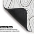 Audimi Topographic Contour Mouse Pad, Minimalist Topographic Map Mouse Pad for Laptop Wireless Mouse Home Office Travel, Home Office Work 9.5x7.9 ...