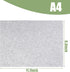 27 Sheets Silver Glitter Cardstock Paper, A4 Shimmer Cardstock Heavyweight Glitter Paper Cardstock Metallic Cardstock Paper for DIY Art Project Sc...