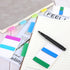 320 Pieces Sticky Notes Tabs Page Markers, Adhesive Strips Index Writeable Coloured Reading Tabs Self-Adhesive for Marking and Highlighting Bookma...