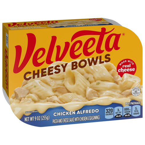 Velveeta Cheesy Bowls Singles Chicken Alfredo (9 ox Box)...