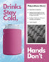 PartyPrints 25 Pack Neon Pink Blank Can Cooler Sleeves, Customizable Bulk Sublimation Insulated Foam for Beer, Collapsible Plain Drink Holder, Col...